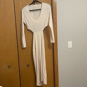 Lightweight, side cut out, maxi dress. Never worn.